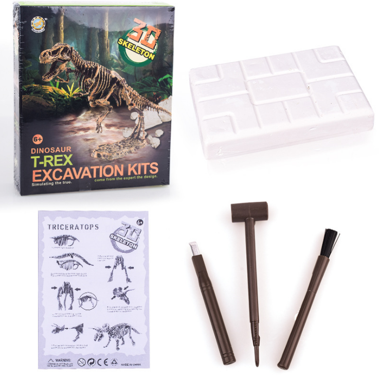 Dinosaur archaeological excavation toys DIY archaeological children's educational toys